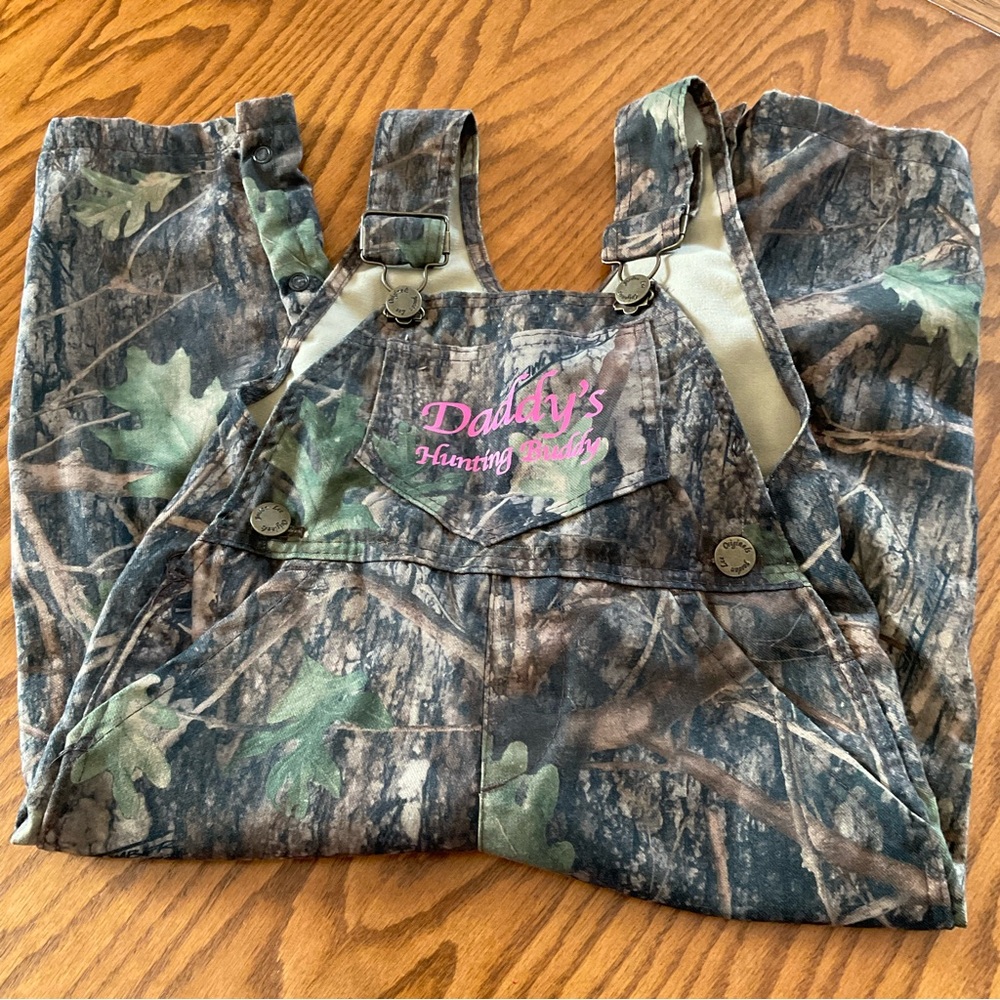 Lee Originals Camo Overalls, Little Girls Sz 24 Mos. - Picture 3 of 10